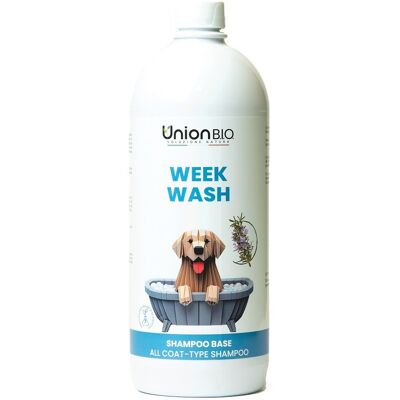 Union Bio Week Wash Shampoo Lavaggi Frequenti Cani 1 Litro Union Bio Week Wash Shampoo Lavaggi Frequenti Cani 1 Litro