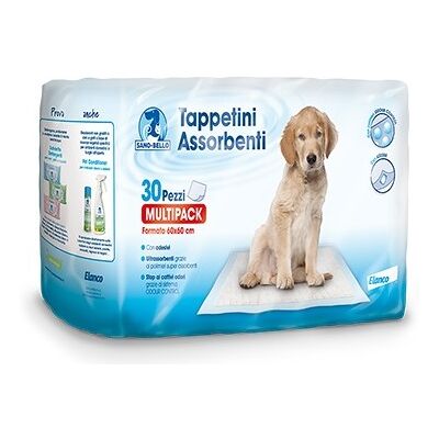 Elanco Pet Casa Clean Tappetini Assorbenti Cani 60x60 30 Pezzi Elanco Pet Casa Clean Tappetini Assorbenti Cani 60x60 30 Pezzi