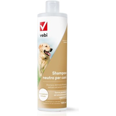 Vebi Istituto Biochimico Srl Vebi Shampoo Neutro per Cani 500ml - Delicato & Idratante Vebi Istituto Biochimico Srl Vebi Shampoo Neutro per Cani 500ml - Delicato & Idratante