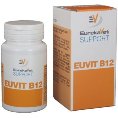 Eurekavet Euvit B12 Mangime Complementare Cani Gatti 60 Compresse Eurekavet Euvit B12 Mangime Complementare Cani Gatti 60 Compresse