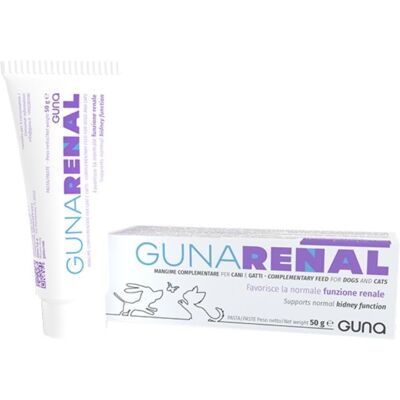 Guna Gunarenal Mangime Complementare Per Supporto Funzione Renale Per Cani E Gatti 50 G Guna Gunarenal Mangime Complementare Per Supporto Funzione Renale Per Cani E Gatti 50 G
