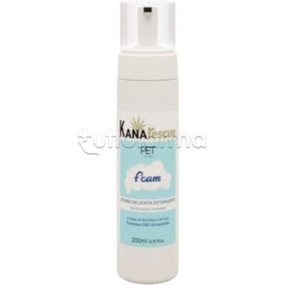 Kanarescue Pet Foam Schiuma Detergente Con Cbd 200ml Per Cani E Gatti Kanarescue Pet Foam Schiuma Detergente Con Cbd 200ml Per Cani E Gatti
