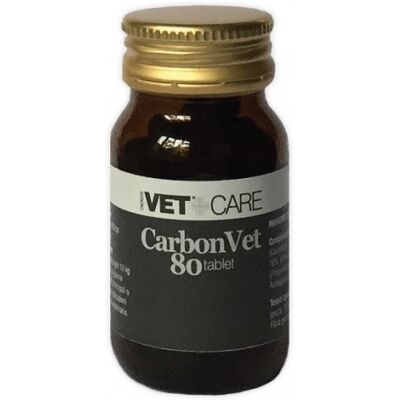 Vetcare Carbonvet 80 Compresse - Supporto digestivo per cani Vetcare Carbonvet 80 Compresse - Supporto digestivo per cani