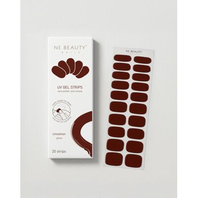 Ne Beauty Nails Ne Beauty Rosso Cinnamon Uv 20 Strips Per Manicure Fai Da Te 20 Strisce In Gel Ne Beauty Nails Ne Beauty Rosso Cinnamon Uv 20 Strips Per Manicure Fai Da Te 20 Strisce In Gel
