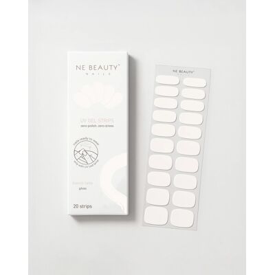 Ne Beauty Nails Ne Beauty Bianco Latte Uv 20 Strips Per Manicure Elegante E Duratura 20 Strisce Ne Beauty Nails Ne Beauty Bianco Latte Uv 20 Strips Per Manicure Elegante E Duratura 20 Strisce
