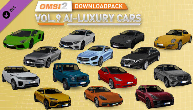 Aerosoft GmbH OMSI 2 Downloadpack Vol. 9 - AI Luxury Cars