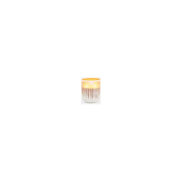 onno collection 'akosua white' candle sunset scent, large