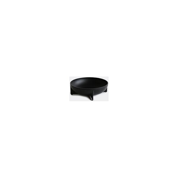 fort standard round standing bowl, large, black