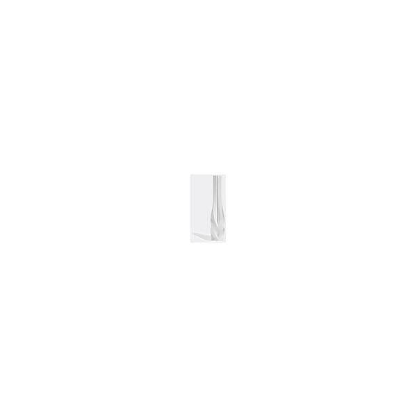 zaha hadid design 'braid' candle holder, tall, white