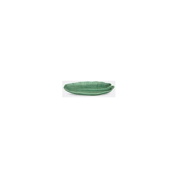 bordallo pinheiro 'folhas' banana leaf dish, large