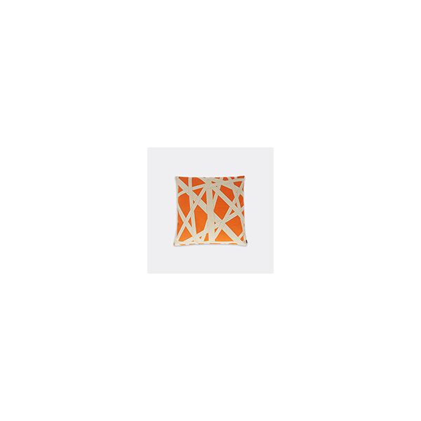 missoni 'nastri' cushion, large, orange