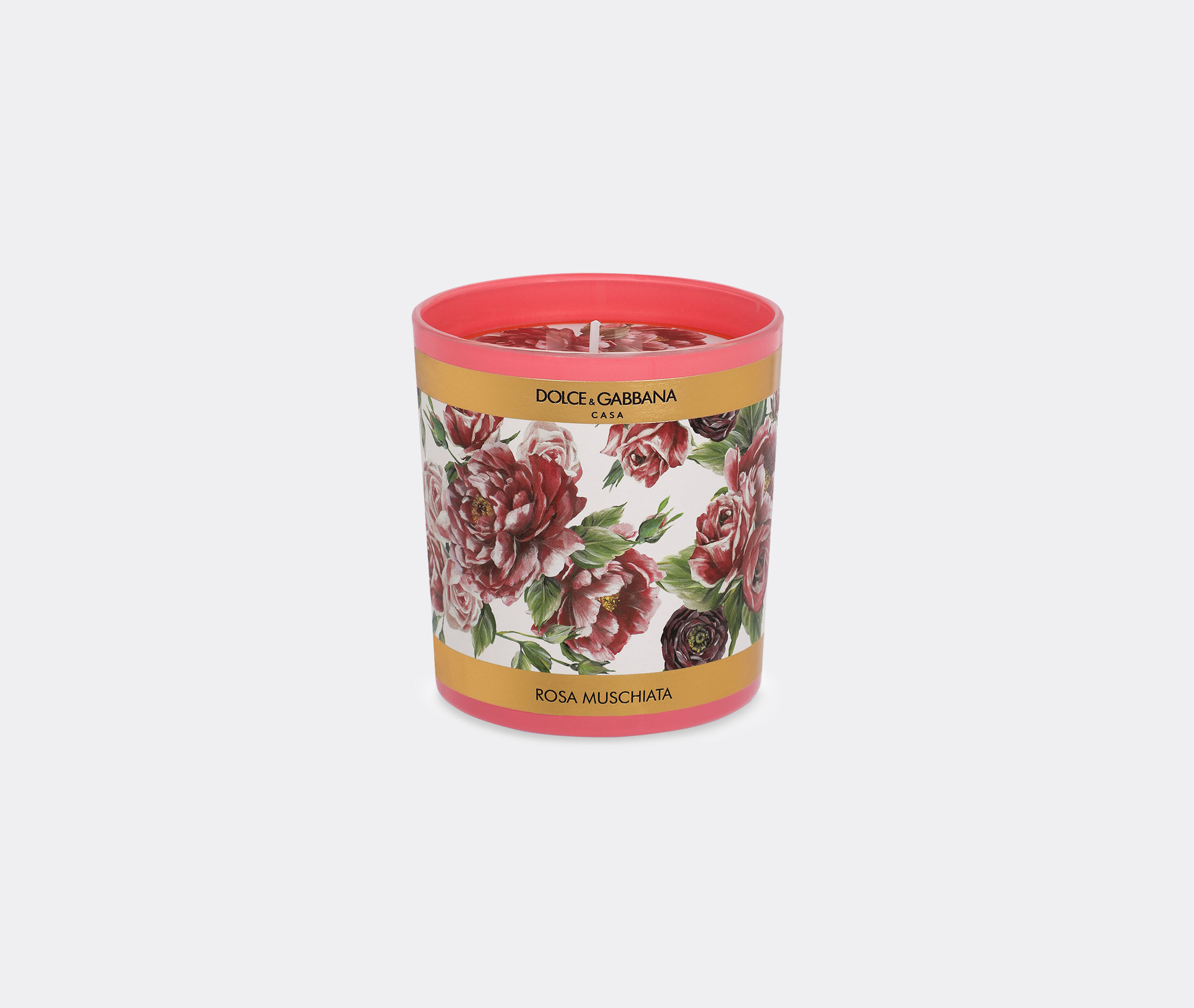 dolce&gabbana casa 'musk rose' scented candle