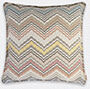 missoni 'milano' cushion, small, beige multicolor