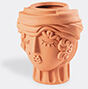 seletti 'magna graecia, woman' terracotta vase