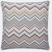 missoni 'milano' cushion, large, beige multicolor