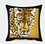 dolce&gabbana casa 'leopardo' canvas cushion, small