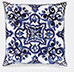 Dolce&Gabbana Casa 'blu Mediterraneo' Canvas Cushion, Medium