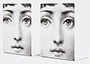 Fornasetti 'viso' Bookends