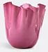 Venini 'fazzoletto' Vase, M, Magenta