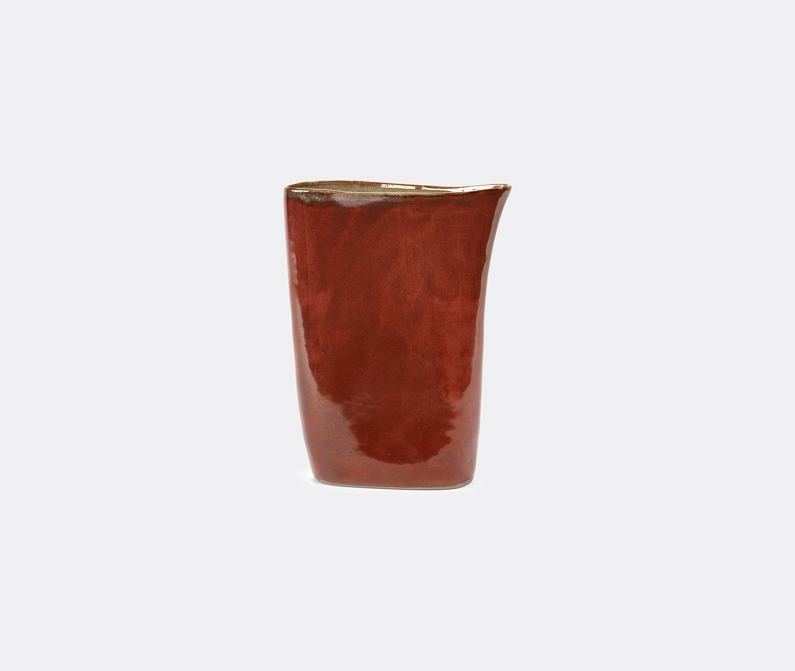 Serax 'terres De Rêves' Vase, High, Rust