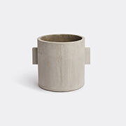 Serax Concrete Round Pot, Grey