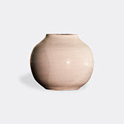 Basis 'terracotta' Round Vase, White