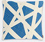 Missoni 'nastri' Cushion, Small, Blue