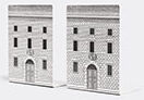 Fornasetti 'architettura' Bookends