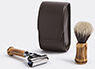 Lorenzi Milano Bamboo Travelling Shaving Set