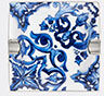 Dolce&Gabbana Casa 'blu Mediterraneo' Ashtray, Square, Small