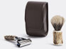 Lorenzi Milano Stag Antler Travelling Shaving Set