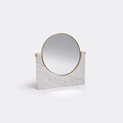 Audo Copenhagen ‘pepe’ Marble Mirror, White