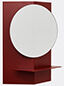 Atelier Ferraro 'folded' Mirror, Red