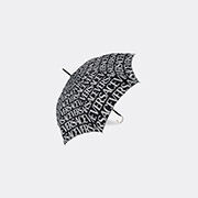 Versace 'on Repeat' Umbrella, Black