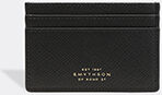 Smythson 'panama' Card Holder, Black