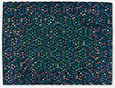 Golran 1898 'diamond' Medallion Blue Green Carpet, Large