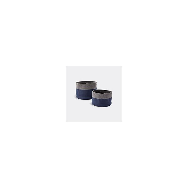 cassina 'podor' baskets, set of two, blue & grey