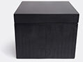 zanat 'branco' box, small, black