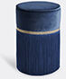 lorenza bozzoli couture 'couture' ottoman, small, blue