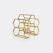 XLBoom 'pico' Wine Rack, M, Brass