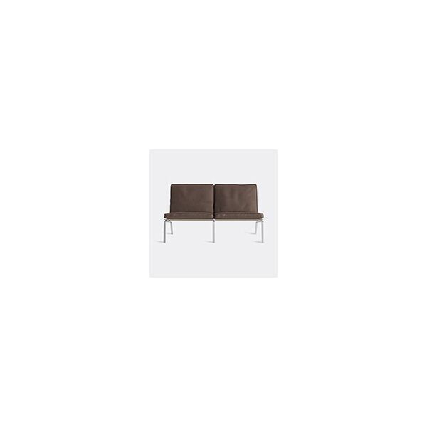 norr11 'the man' two seat couch, dark brown