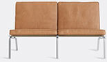 norr11 'the man' two seat couch, camel