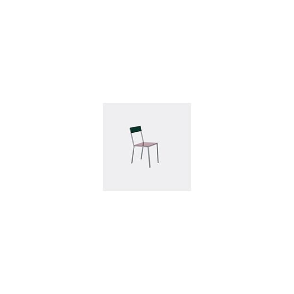 valerie_objects 'alu' chair, burgundy green
