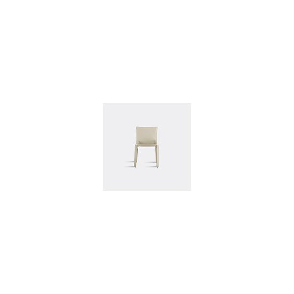 cassina 'cab 412' chair, leather, ivory