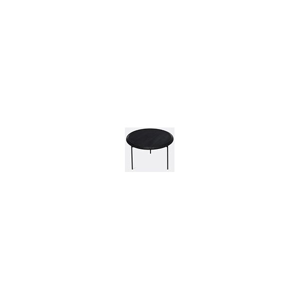 zanat 'piano' table, medium, black on black