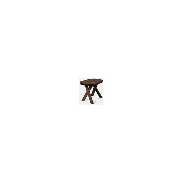 zanat 'touch pill' stool, walnut