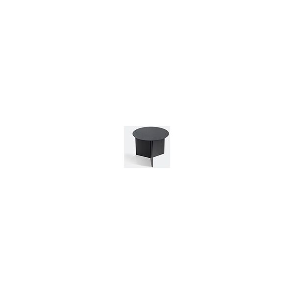 hay 'slit' round table, small, black