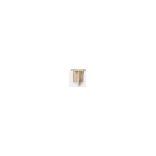 mcgannon saad 'thebes' stool, travertine