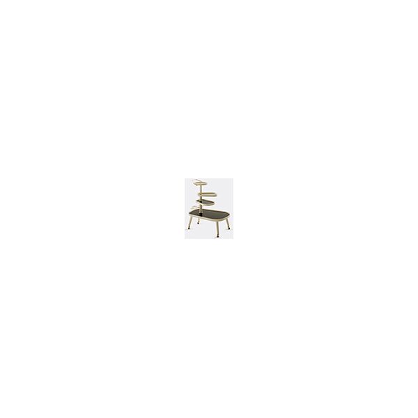 colé 'sushi' cart, white and grey