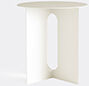 audo copenhagen 'androgyne side table', ivory